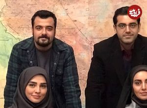 عکس| سفر زمان؛ «بهروز» (سریال بچه مهندس) در 20 سالگی در کنار «ترلان پروانه» در یک همایش