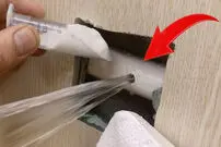 (ویدئو) یک تکنیک خلاقانه برای رفع نشتی لوله پی وی سی آب با کمک جوش شیرین! 