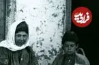 عکس| سفر به ایران قدیم؛ «پسر گربه به بغل» در کنار زنانی که نان می‌پزند؛ 135 سال قبل
