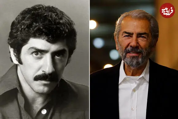 عکس| سفر زمان؛ «کیمیایی و بهروز وثوقی» در حال گفتگو در پشت صحنه فیلم گوزن ها؛ سال 53
