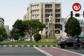 عکس| تهران قدیم؛ چشم اندازی از میدان فردوسی؛ دهه 50 خورشیدی