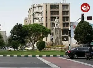 عکس| تهران قدیم؛ چشم اندازی از میدان فردوسی؛ دهه 50 خورشیدی