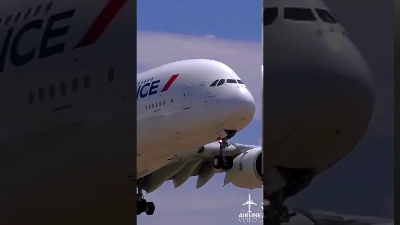 (ویدئو) فرود سخت و چالش برانگیز ایرباس A380، بزرگترین هواپیمای مسافربری جهان