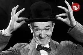 عکس| سفر در زمان؛ «استن لورل» در کنار همسرش؛ سال 1316