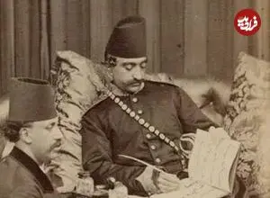 عکس| سفر زمان؛ عکس آتلیه‌ای ناصرالدین شاه در پاریس