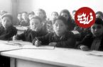 عکس؛ سفر در زمان؛ یک کلاس درس شلوغ در دهه ۵۰