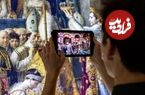 (ویدیو و عکس) نمایشگاه واقعیت افزوده کلیسای نوتردام که لحظه تاجگذاری ناپلئون را نشان می‌دهد