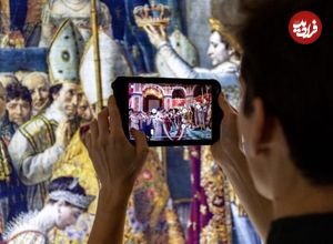 (ویدیو و عکس) نمایشگاه واقعیت افزوده کلیسای نوتردام که لحظه تاجگذاری ناپلئون را نشان می‌دهد