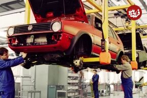 ببینید؛ فیلمی قدیمی از تولید خودروهای فولکس واگن گلف و جتا در آلمان در سال 1989
