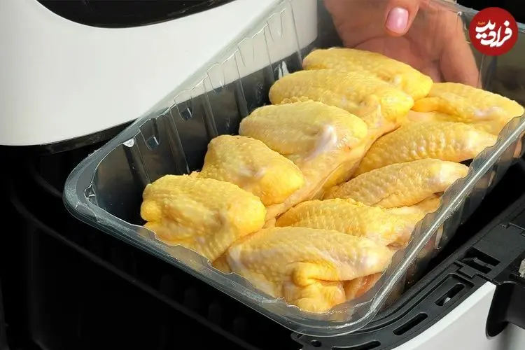 ببینید| طرز تهیه یک غذای فوری و جدید با بال مرغ 