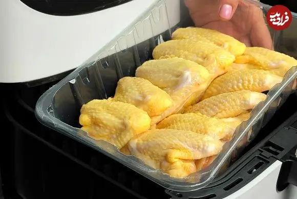 ببینید| طرز تهیه یک غذای فوری و جدید با بال مرغ 