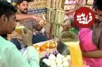 ببینید| غذای خیابانی در پاکستان؛ تهیه آب پرتقال تازه در کراچی