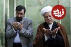 عکس؛ سفر به تاریخ؛ «هاشمی رفسنجانی و محسن رضایی» در حال بررسی نقشۀ عملیات در جبهه