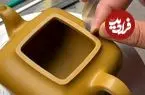 ببینید؛ مراحل ساخت قوری مربعی شکل باستانی توسط استاد سفالگر چینی