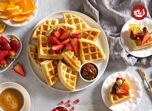 طرز تهیه وافل