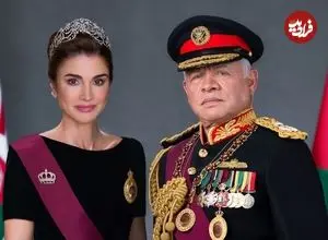 عکس| سفر در زمان؛ «ملک عبدالله دوم، پادشاه اردن» و همسرش در اسپانیا؛ سال 1377