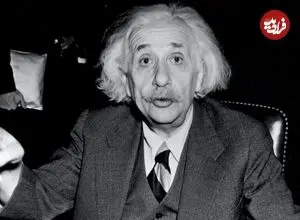 عکس| سفر در زمان؛ «آلبرت انیشتین» در حال دست دادن با شهردار فیوریلو لاگاردیا؛ دهه 1300