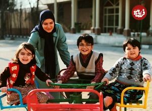 عکس| سفر در زمان؛ «مژگان، خانم جاهد و رسول» در پشت صحنه سریال بچه مهندس 1؛ سال 97