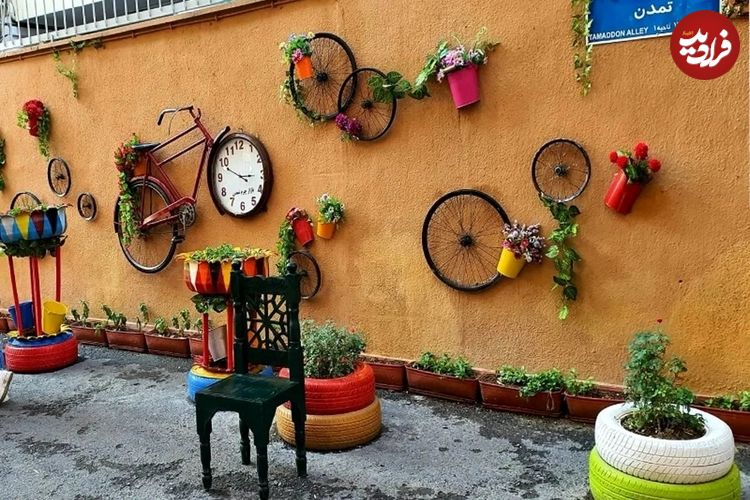 تصاویر؛ زیباترین کوچه تهران برای عکاسی