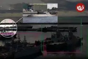 ببینید؛ لحظه انفجار زیردریایی روسیه توسط پهپاد انتحاری زیرآبی اوکراین 