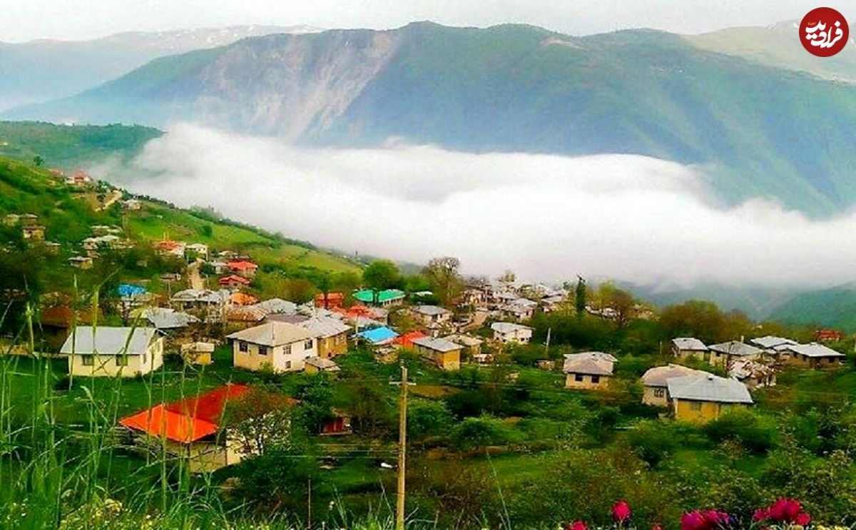 (عکس) سفر به گذشته؛ منظرۀ یک روستا در مازندران در دوران قاجار