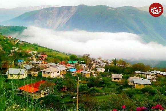 (عکس) سفر به گذشته؛ منظرۀ یک روستا در مازندران در دوران قاجار