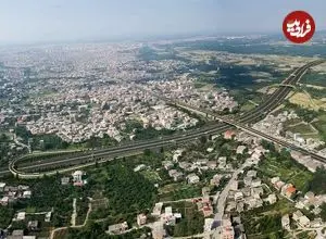 عکس| سفر به ایران قدیم؛ منظرۀ زیبای یکی از شهرهای مازندران در دوران قاجار