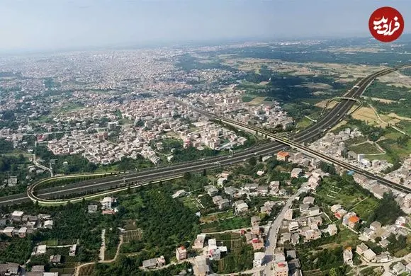 عکس| سفر به ایران قدیم؛ منظرۀ زیبای یکی از شهرهای مازندران در دوران قاجار