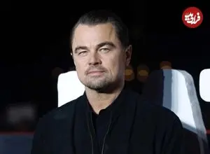 عکس| سفر در زمان؛ «دی کاپریو» بعد خرید از یک فروشگاه در کالیفرنیا؛ سال 1378