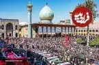 عکس| سفر به ایران قدیم؛ منظرۀ «شیراز و حرم شاهچراغ» در یک قرن قبل