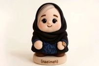 تصاویر؛ معین و نعیمه نظام‌دوست در دنیای عروسکی؛ بازنمایی متفاوتی از سلبریتی‌ها