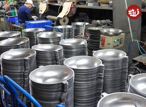 (ویدئو) فرآیند تولید ماهیتابه های پرطرفدار تایوانی در کارخانه از نمای نزدیک