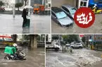 ببینید| از آبشار در ایستگاه مترو تا نفوذ سیلاب به داخل بیمارستان!