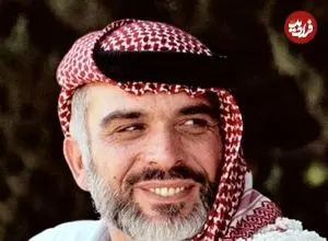عکس| سفر در زمان؛ «ملک حسین، پادشاه اردن» در کنار پرنسس هیا؛ سال 1348