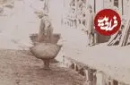 عکس| سفر زمان؛ منظرۀ یک خیابان در شهر «رشت» در دوران قاجار