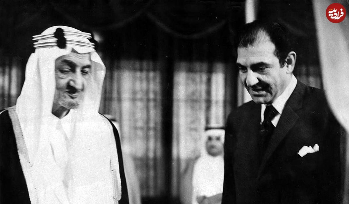 عکس؛ سفر در زمان؛ «اردشیر زاهدی در کنار محمدرضا پهلوی، در یکی از سفرهای خارجی»؛ دهه 50