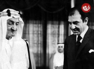 عکس؛ سفر در زمان؛ «اردشیر زاهدی در کنار محمدرضا پهلوی، در یکی از سفرهای خارجی»؛ دهه 50