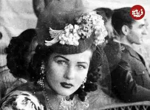 عکس| سفر در زمان؛ «محمدرضا پهلوی و فوزیه» در مراسم عروسی خود در تهران؛ سال 1318