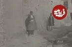 عکس| سفر زمان؛ تصویری از یکی از کوچه‌های «اراک» در دوران ناصرالدین شاه
