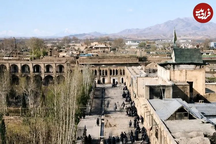 عکس‌های رنگی‌شده از شهر تهران در دوران ناصرالدین شاه