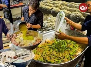 ببینید| غذای خیابانی در پاکستان؛ تهیه محبوب ترین جوجه کباب در کراچی