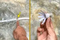 (ویدئو) اگر شلنگ آب سوراخ شد، دور نیندازید به این شکل آسان تعمیرش کنید