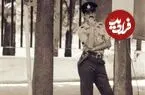 عکس| سفر زمان؛ «مامور شهربانی» با یونیوفرم دوره پهلوی اول در آتلیه عکاسی؛ سال 1309