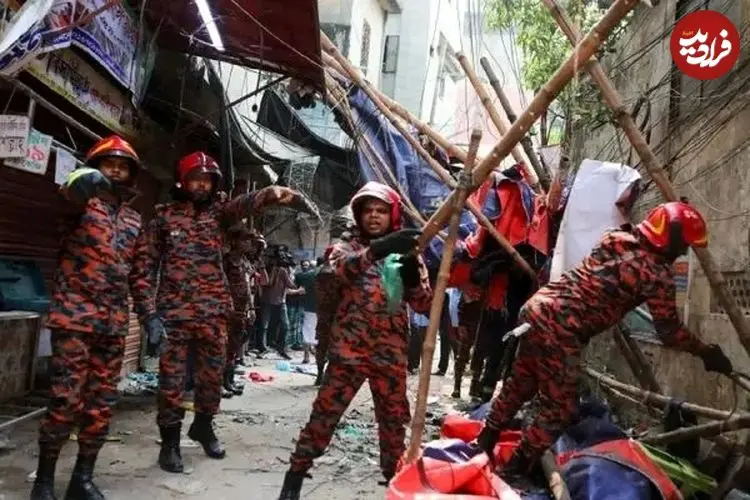 ببینید| وقوع زلزله در بنگلادش هنگام پخش زنده تلویزیونی