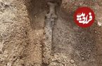 شمشیر ۲۳۰۰ ساله با نقش «صلیب شکسته» از یک گورستان باستانی بیرون آمد