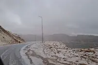 ببینید؛ این گردنه برفی شد 