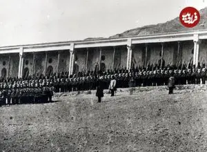 عکس| سفر زمان؛ طاق نصرتی که عراقی‌ها برای استقبال از «ناصرالدین شاه» برپا کردند