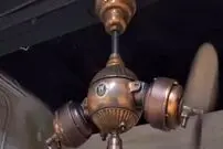 (ویدئو) این پنکه سقفی ۱۰۰ ساله هنوز مثل ساعت کار می کند!