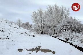 (ویدئو) نمایی از بارش شدید برف در آذربایجان شرقی و خوشحالی بچه‌ها