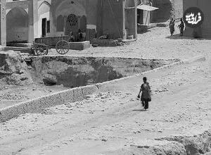 عکس| سفر زمان؛ منظرۀ تماشایی یک شهر کویری در دوران قاجار